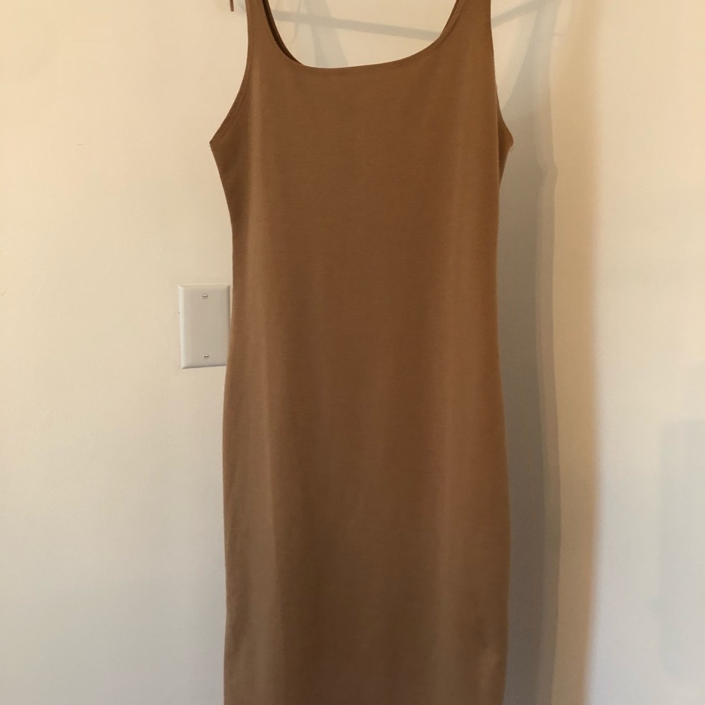 Zara Pencil Dress. Nude Color. Brand new